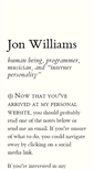 Mobile Screenshot of jonwillia.ms